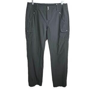 Kuhl Straight Leg Outdoor Hiking Cargo Pants Pockets Gray Women's Size 10